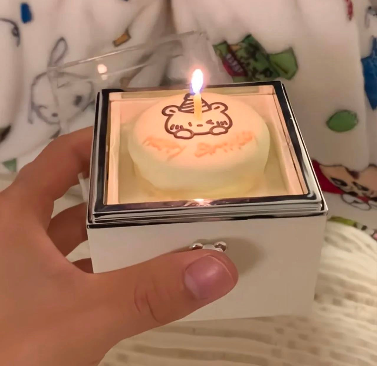 Cute Bear Macaron Display Gift Box