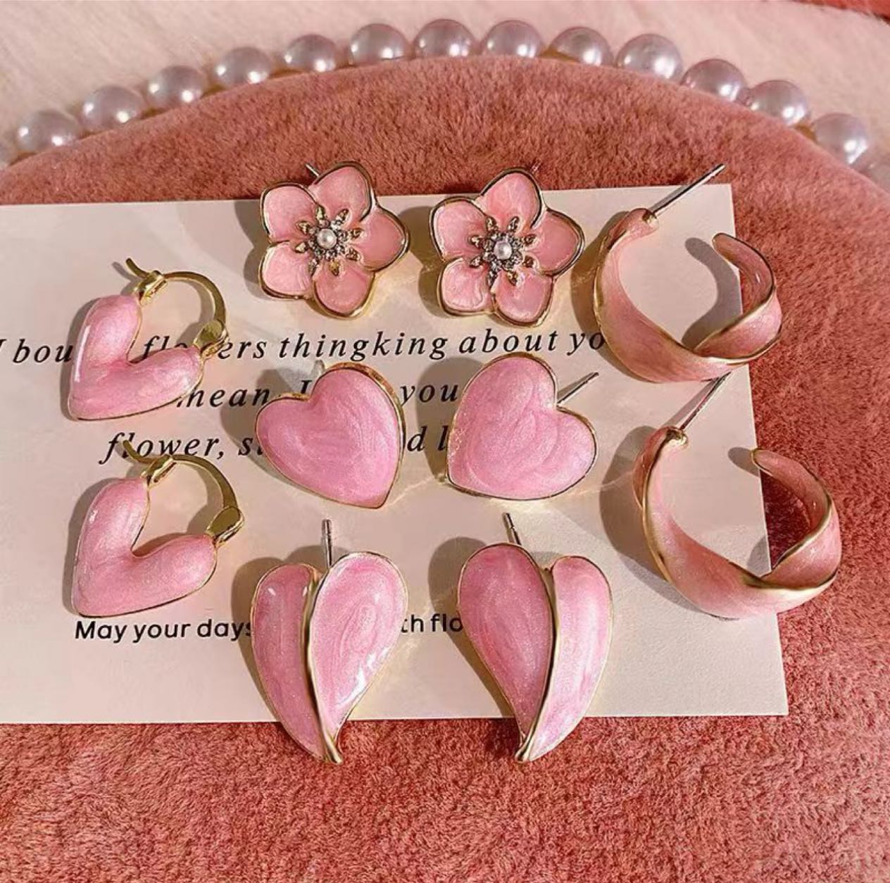 Pink Blossom Romance Collection 6 Pieces Set