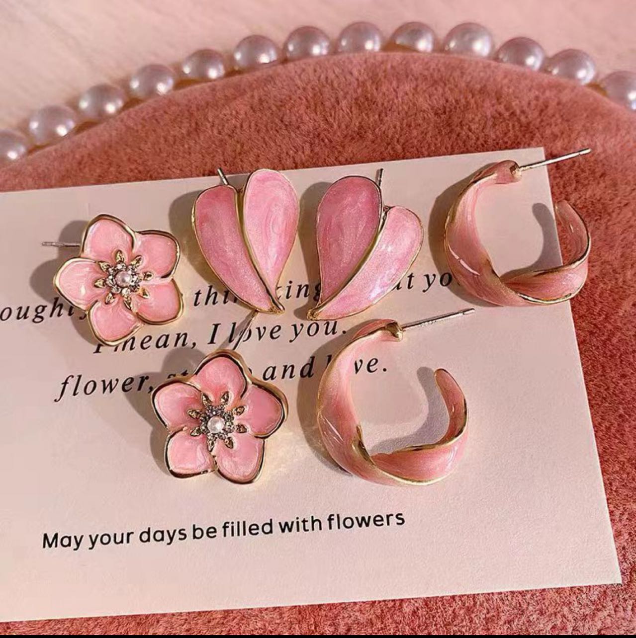 Pink Blossom Romance Collection 6 Pieces Set