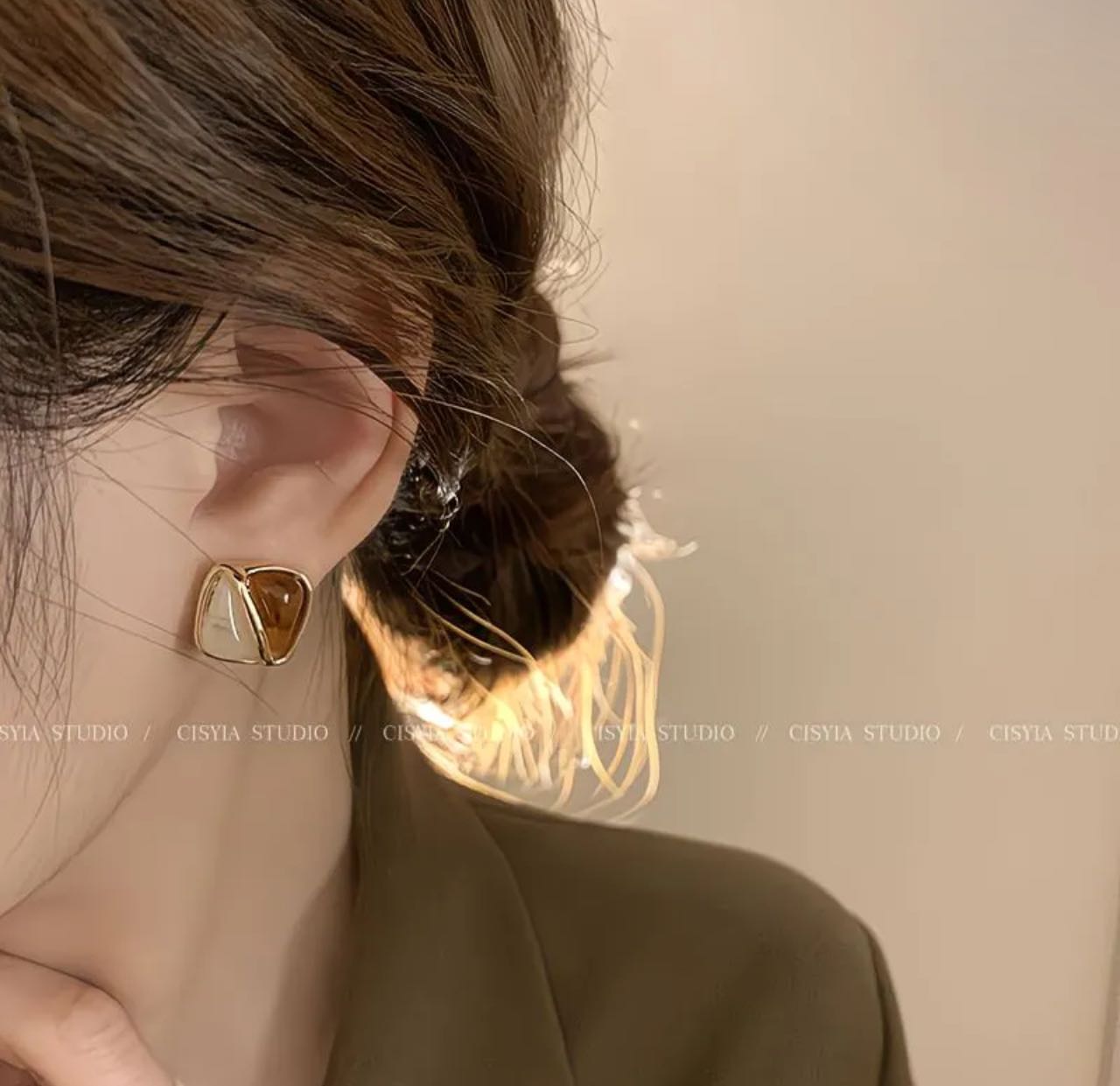 Golden Harmony Earring Collection