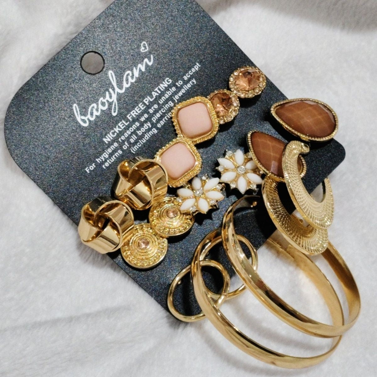 Golden Glam Mix & Match Earrings Collection