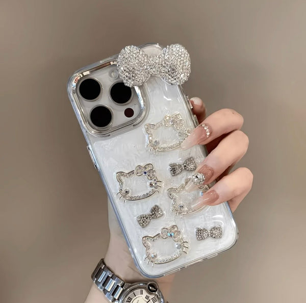 Crystal Hello Kitty Diamond Bow Case