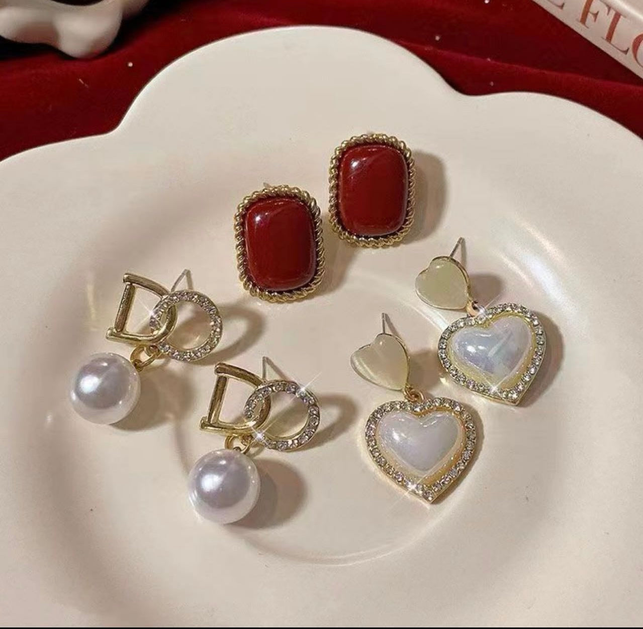 Royal Pearl & Ruby Glam Collection