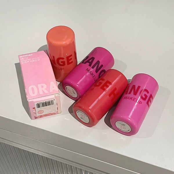 HERORANGE Jelly Blusher Stick – 3-in-1 Lip & Cheek Tint