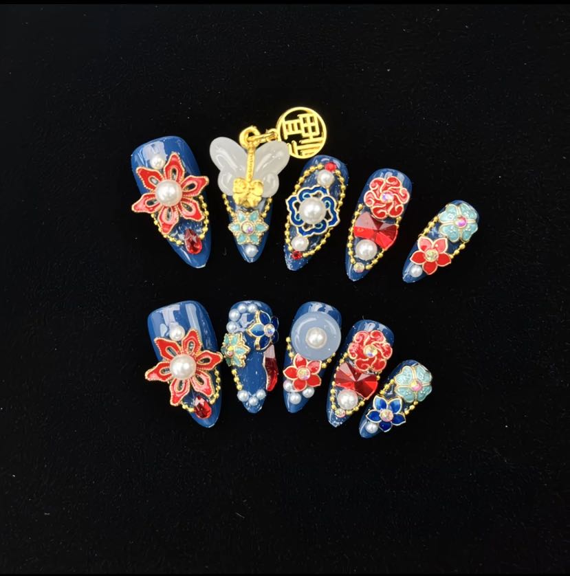 Imperial Blossom Fantasy Nails