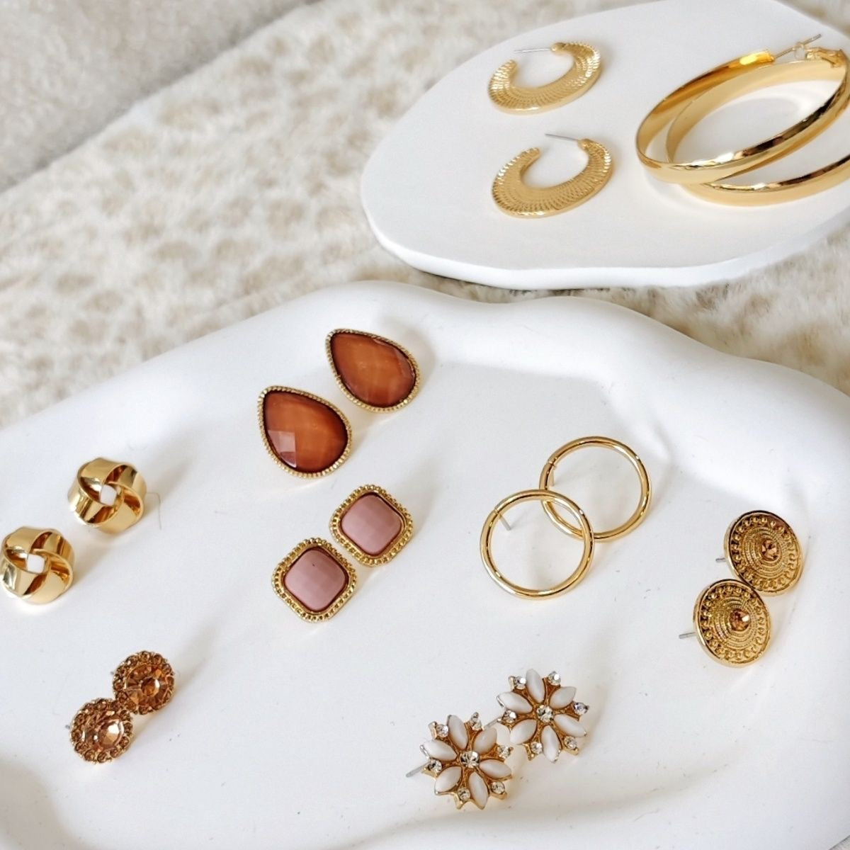 Golden Glam Mix & Match Earrings Collection