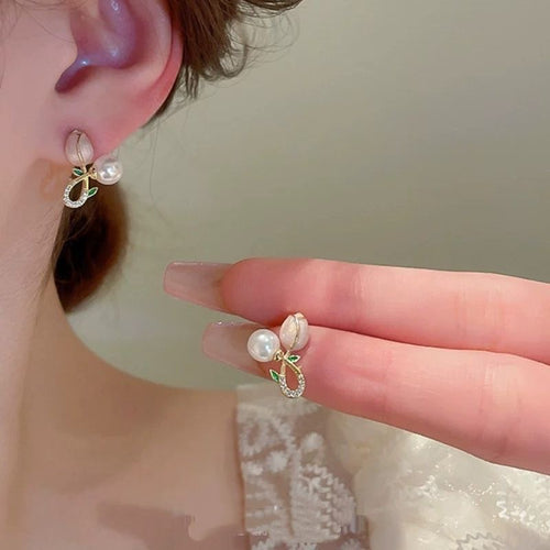 Blossom Pearl Vine Earrings