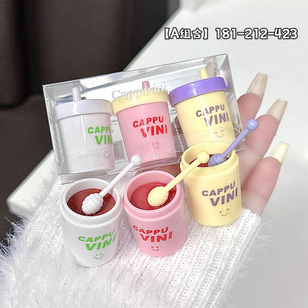 CAPPUVINI 3-in-1 Lip & Cheek Mud Tint